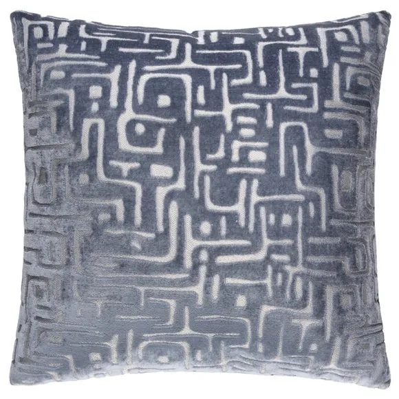 Hoem Soren Geometric Velvet Square Cushion 3