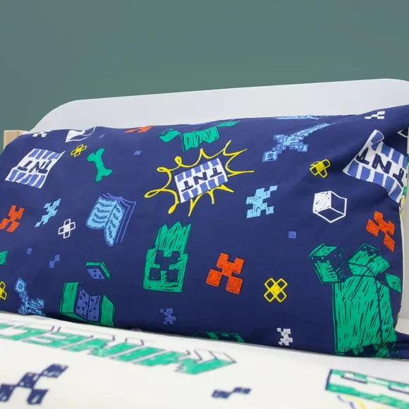 Minecraft Sketched Duvet Cover & Pillowcase Set 6