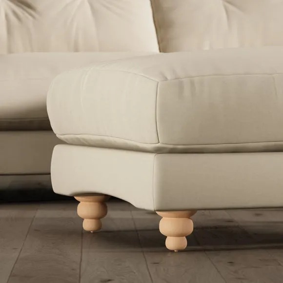Martha Vintage Velvet Footstool 3
