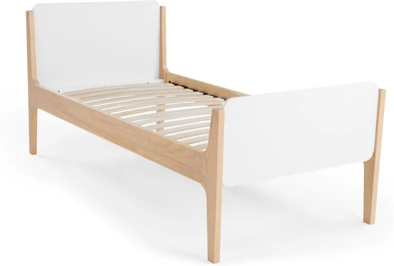 Linus Single Bed, Pine and White