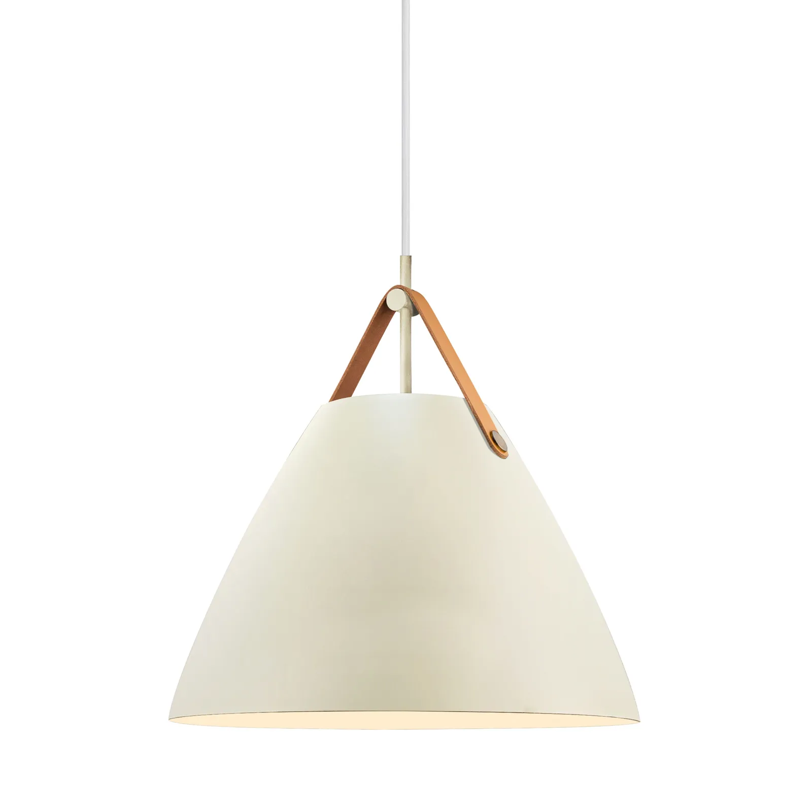 Nordlux Strap Pendant Light Sand Metal Dining Room E27 Mains 36cm in Light Beige 4