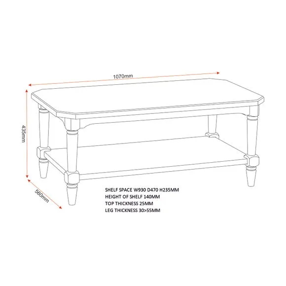 Chantilly Coffee Table 6