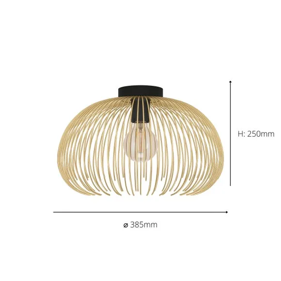 EGLO Venezuela Flush Ceiling Light 5