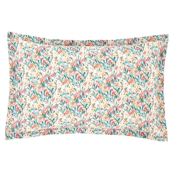 Harriet Meadow Polycotton Oxford Pillowcase 3