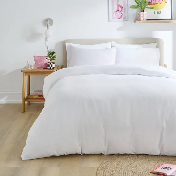 Soft and Easycare Polycotton Duvet Cover & Pillowcase Set 1