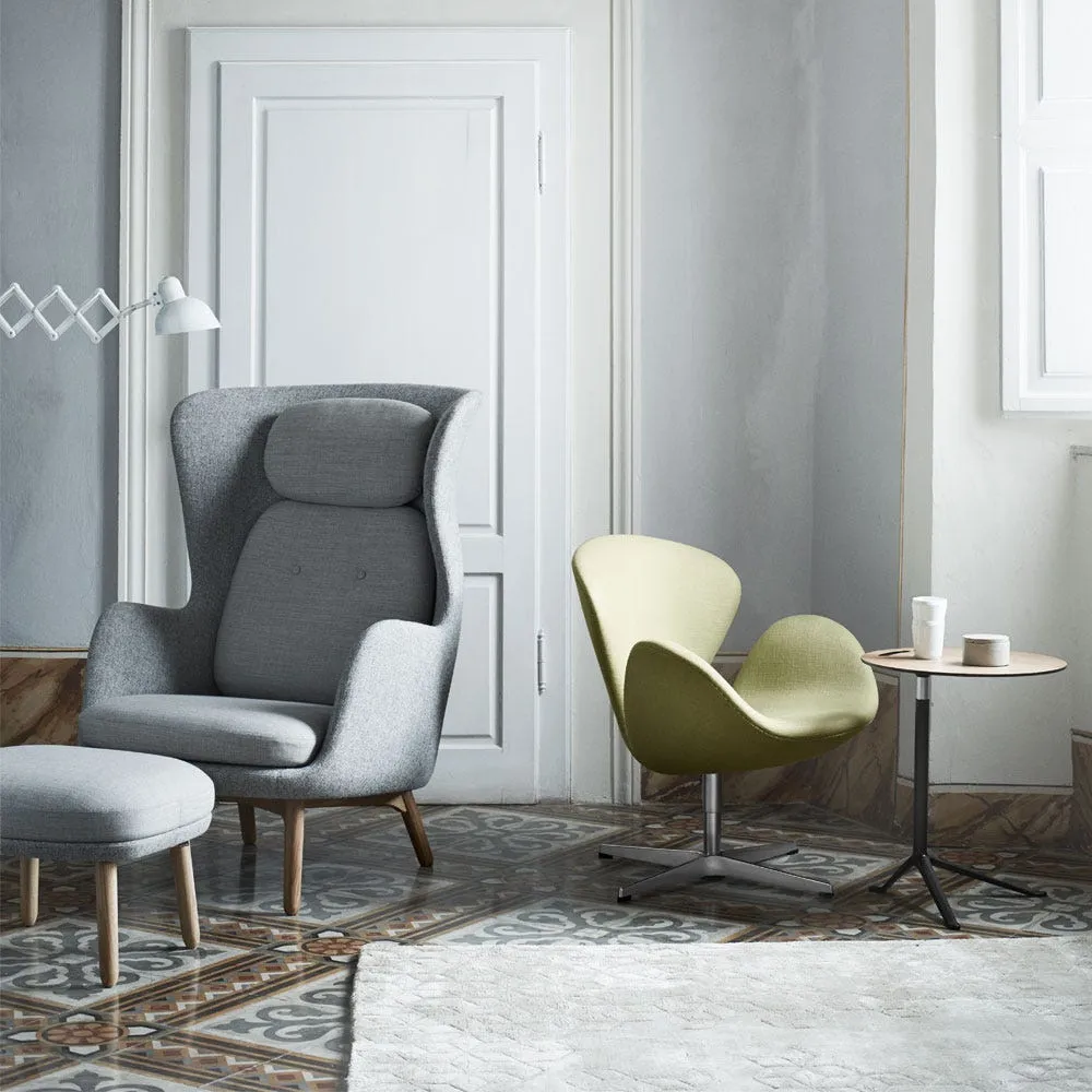 Fritz Hansen Little Friend Side Table Fixed Height Oak Black Base 3