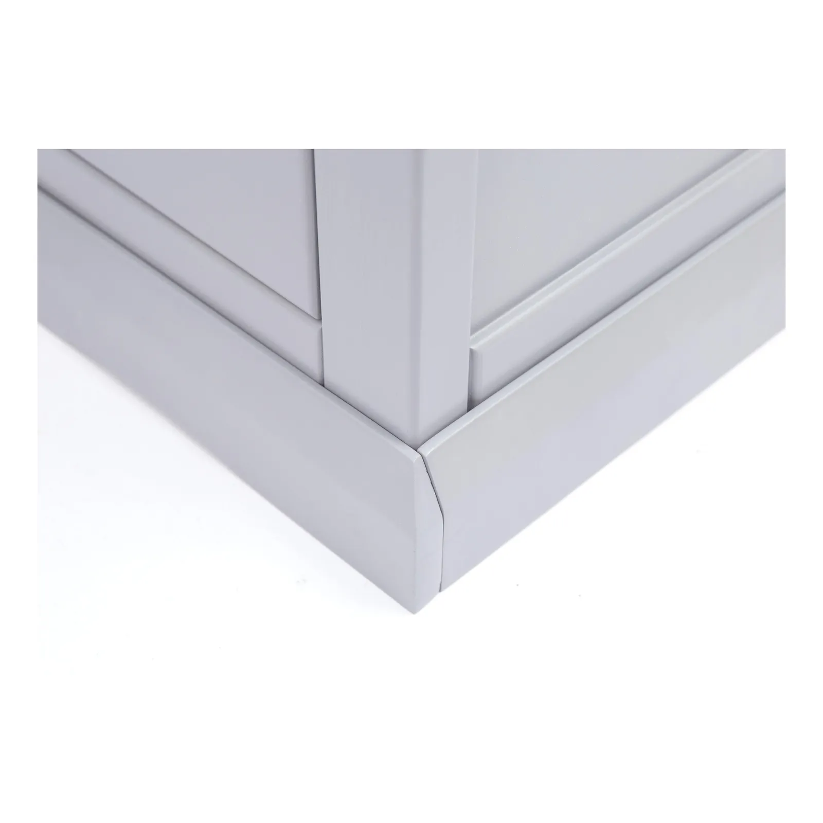 Cabinet Bits Rocca 6 Drawer Chest of Drawers Chrome Knob in Grey 6