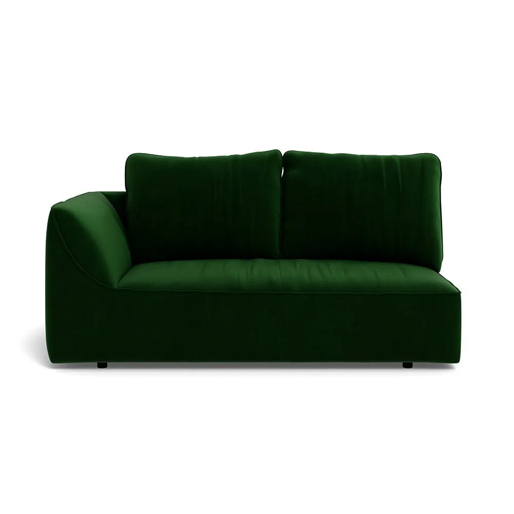 Heal's Morven Left Hand Facing 2 Seater Unit Smart Velvet Forest 1