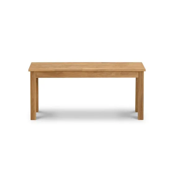 Return - Coxmoor 2 Seater Dining Bench, Solid Oak, 90cm 3
