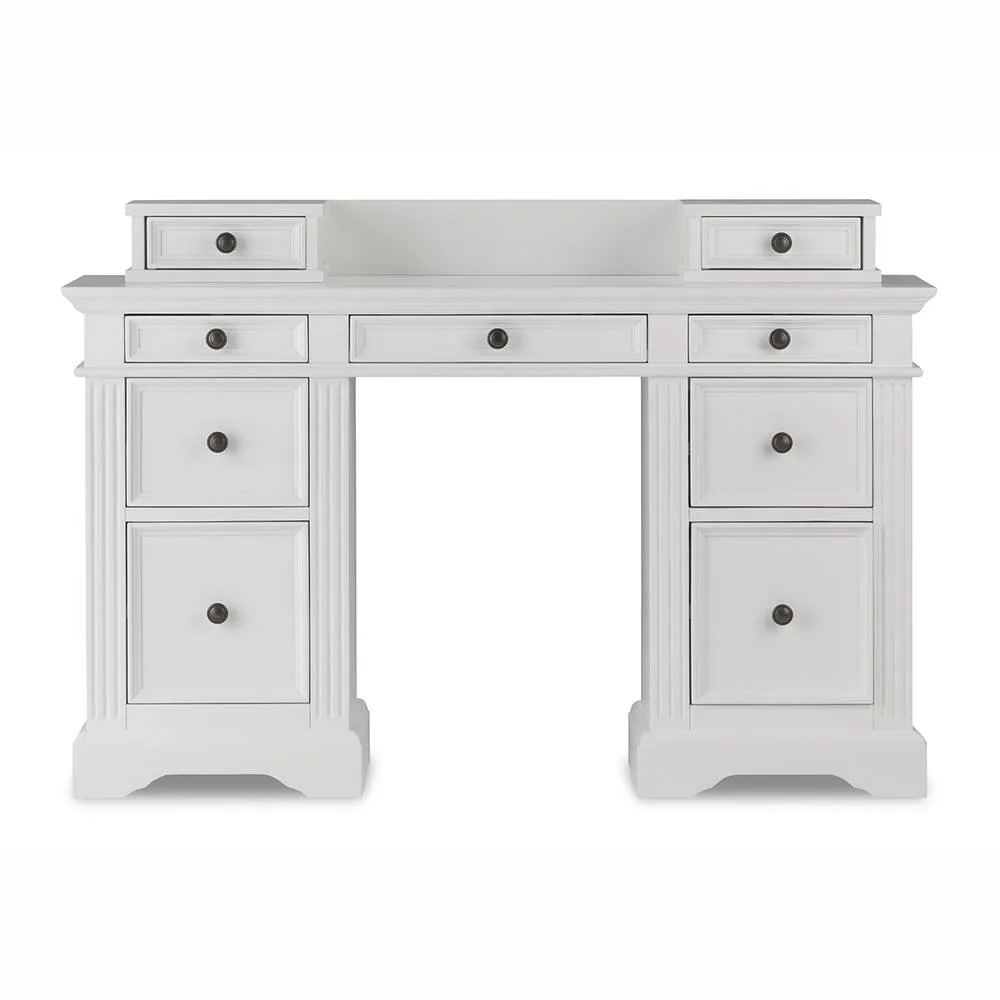 Statement Furniture Gainsborough Dressing Table with Extension Drawers in White 6