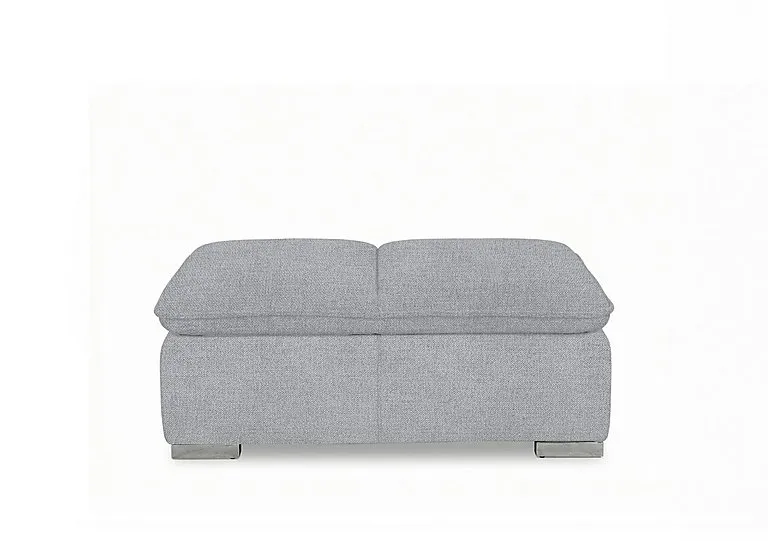 Edison Fabric Storage Chair Stool - Dove Grey