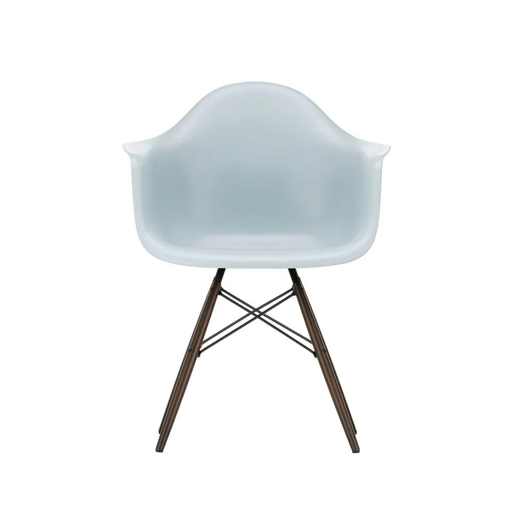 Vitra Eames DAW Armchair New Height Ice Grey Dark Maple Base 2