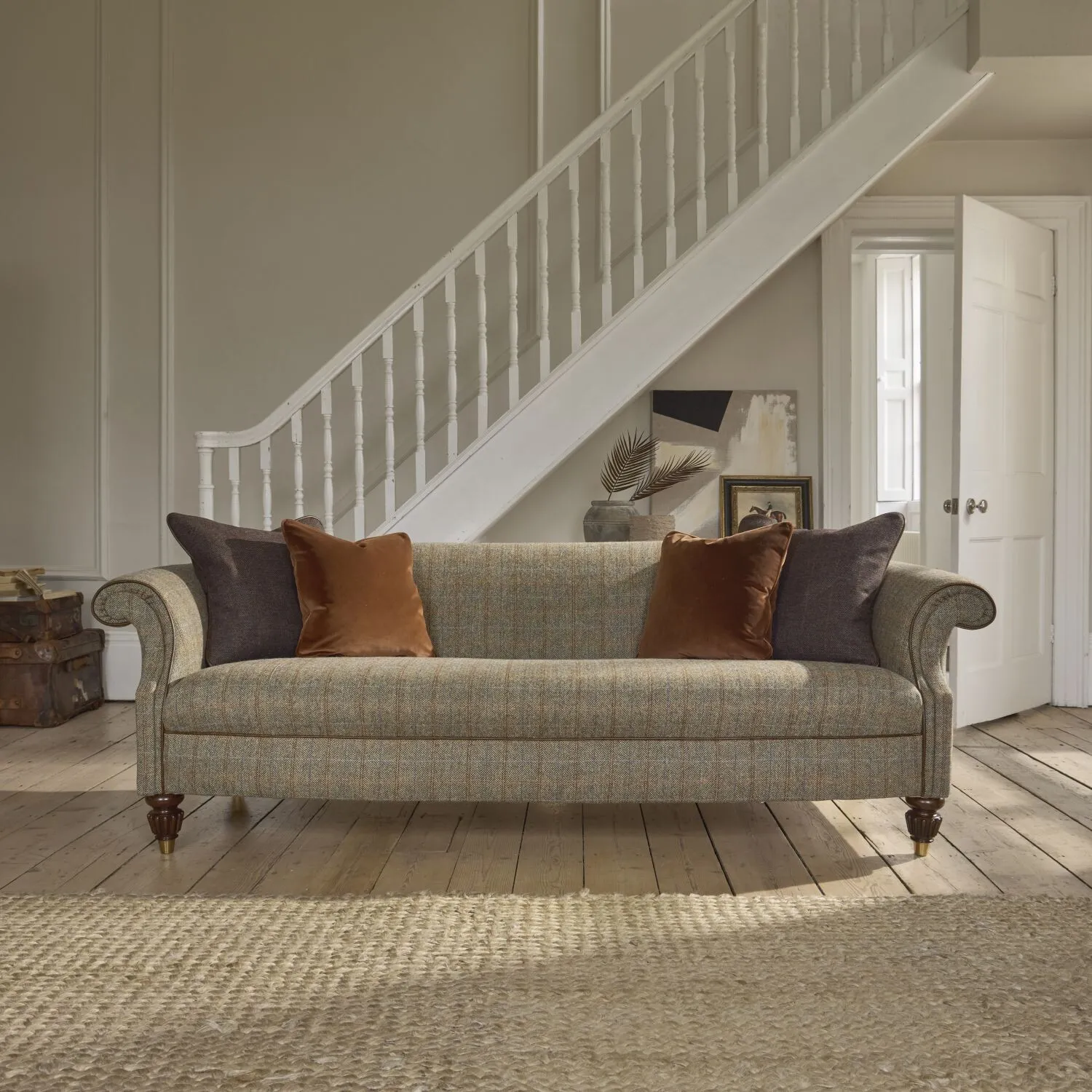 Tetrad Bowmore Midi Sofa, Brown Fabric | Barker & Stonehouse 2