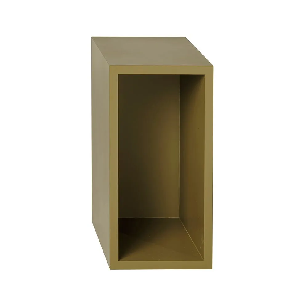 Muuto Stacked Storage System Module Backboard Small Brown Green 2