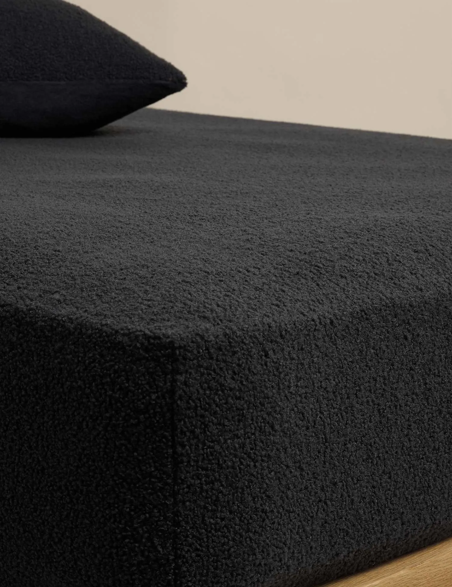 M&S Borg Cosy Deep Fitted Sheet Slate