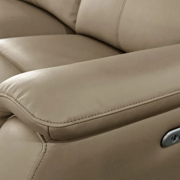 Aspire Kingsmere Leather Power Recliner 2 Seater Sofa 4