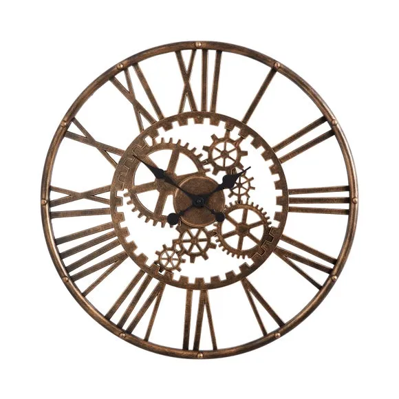 Cogs Indoor Outdoor Wall Clock 5