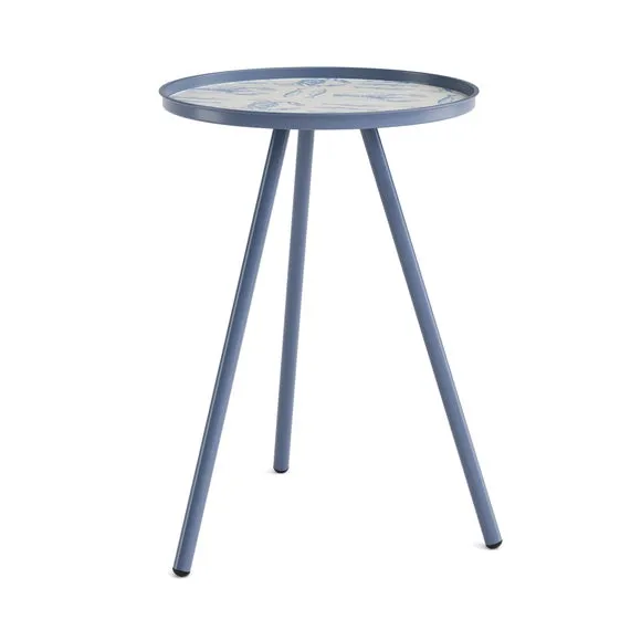 Kai Side Table, Retro Coastal Print 6