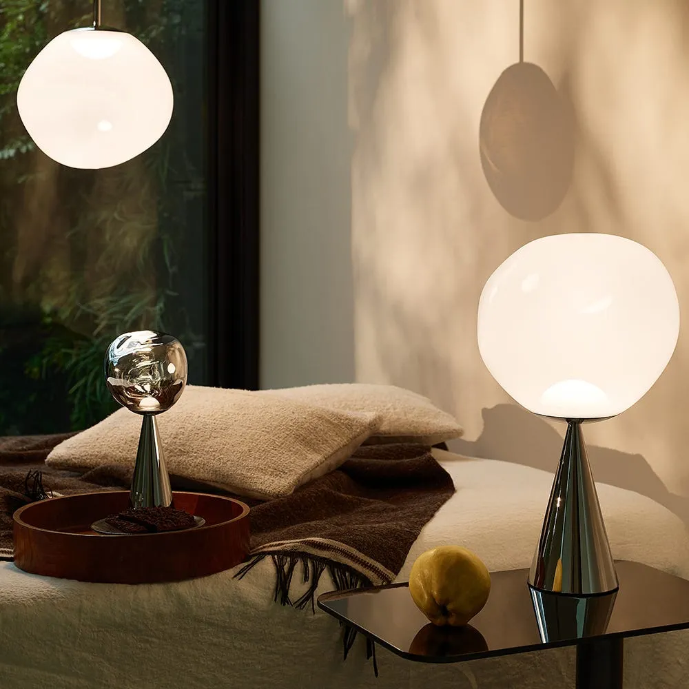 Tom Dixon Melt LED Cone Fat Table Lamp Opal 4