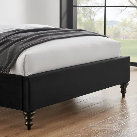 Rosa Bed Frame, Velvet 4