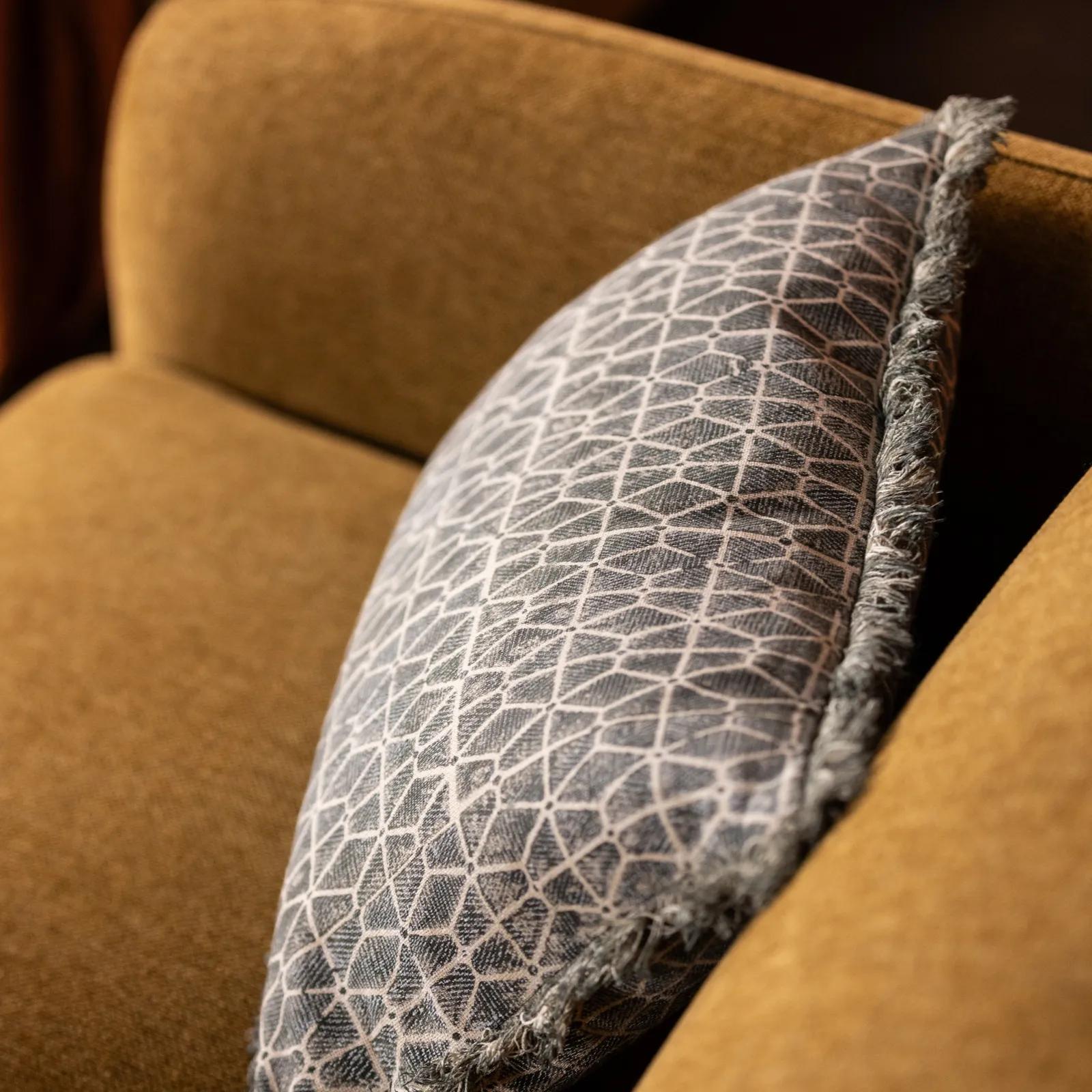 Connie Armchair, Yellow Fabric | Barker & Stonehouse 5