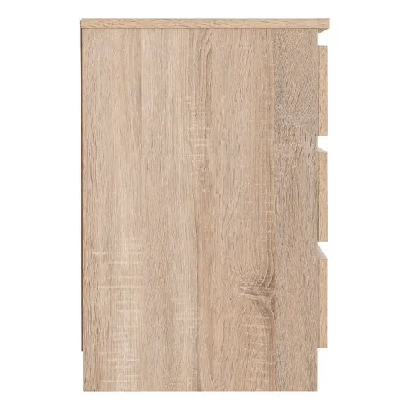 Return - Walker 3 Drawer Bedside Table 4