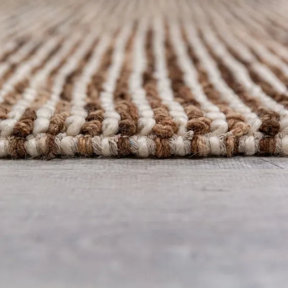 Nico Wool Woven Stripe Rug 4