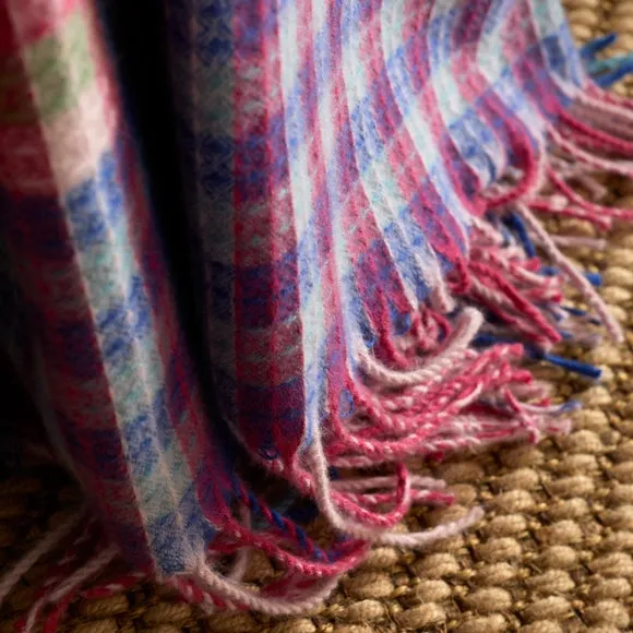 Sophie Robinson Darling Waffle Check Throw Blanket, 230cm x 220cm 3
