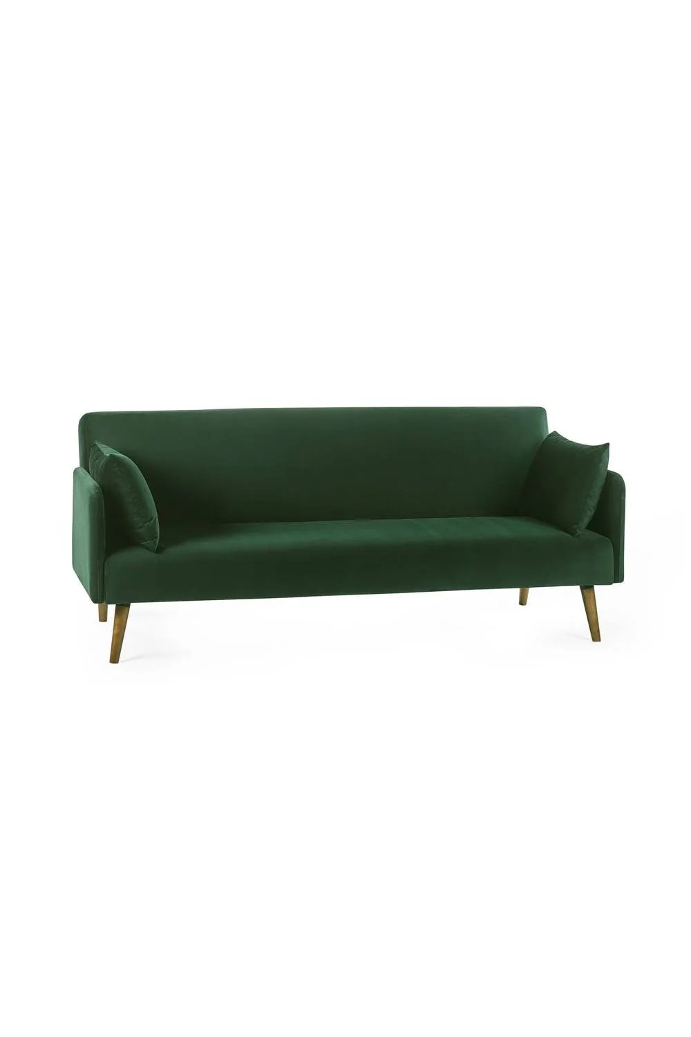 Julian Bowen Andi Upholstered 3 Seater Sofa Bed in Green 3
