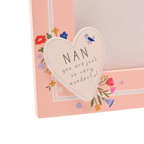 Love Life Nan Heart Photo Frame 4