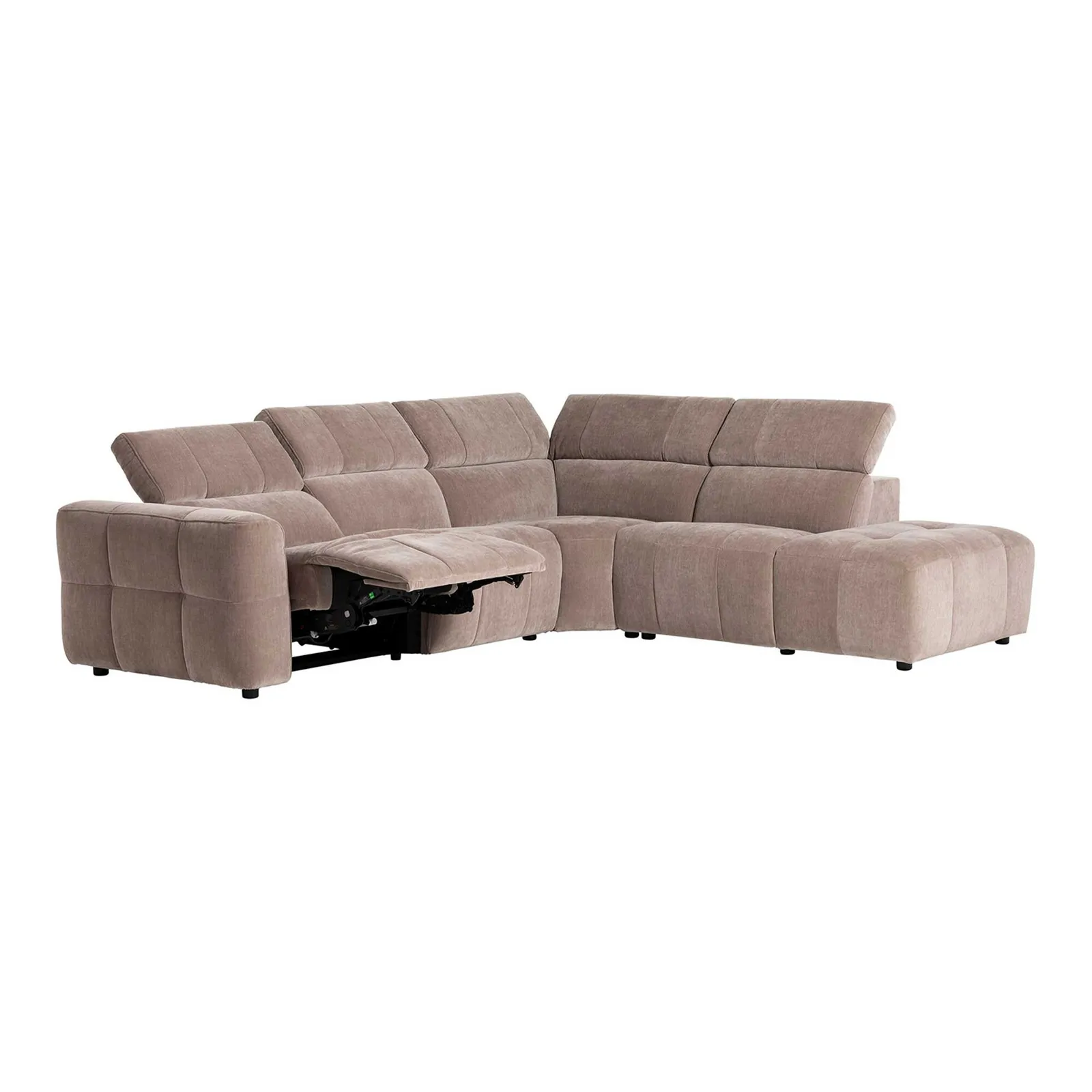 Rochester Rhf Corner Recliner Sofa, Neutral Fabric | Barker & Stonehouse 4