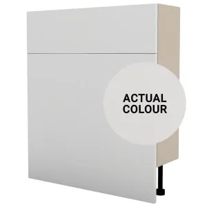 Duarti By Calypso Beaufort 700mm Floor Reaching Slimline Toilet Unit - Grey Varnish