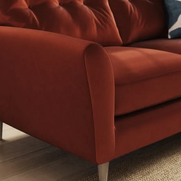 Sven Opulent Velvet 2 Seater Sofa 5