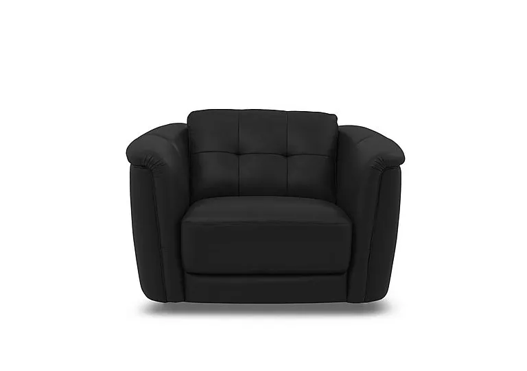 Monarch Leather Cuddler Chair
