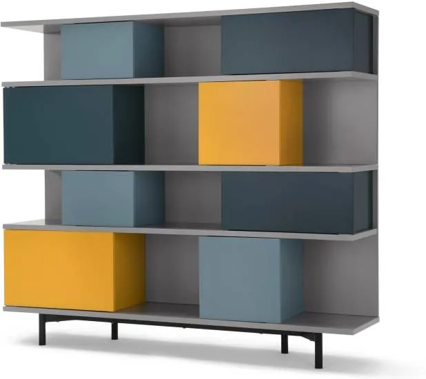 Fowler Large Shelving Unit, Multicolour