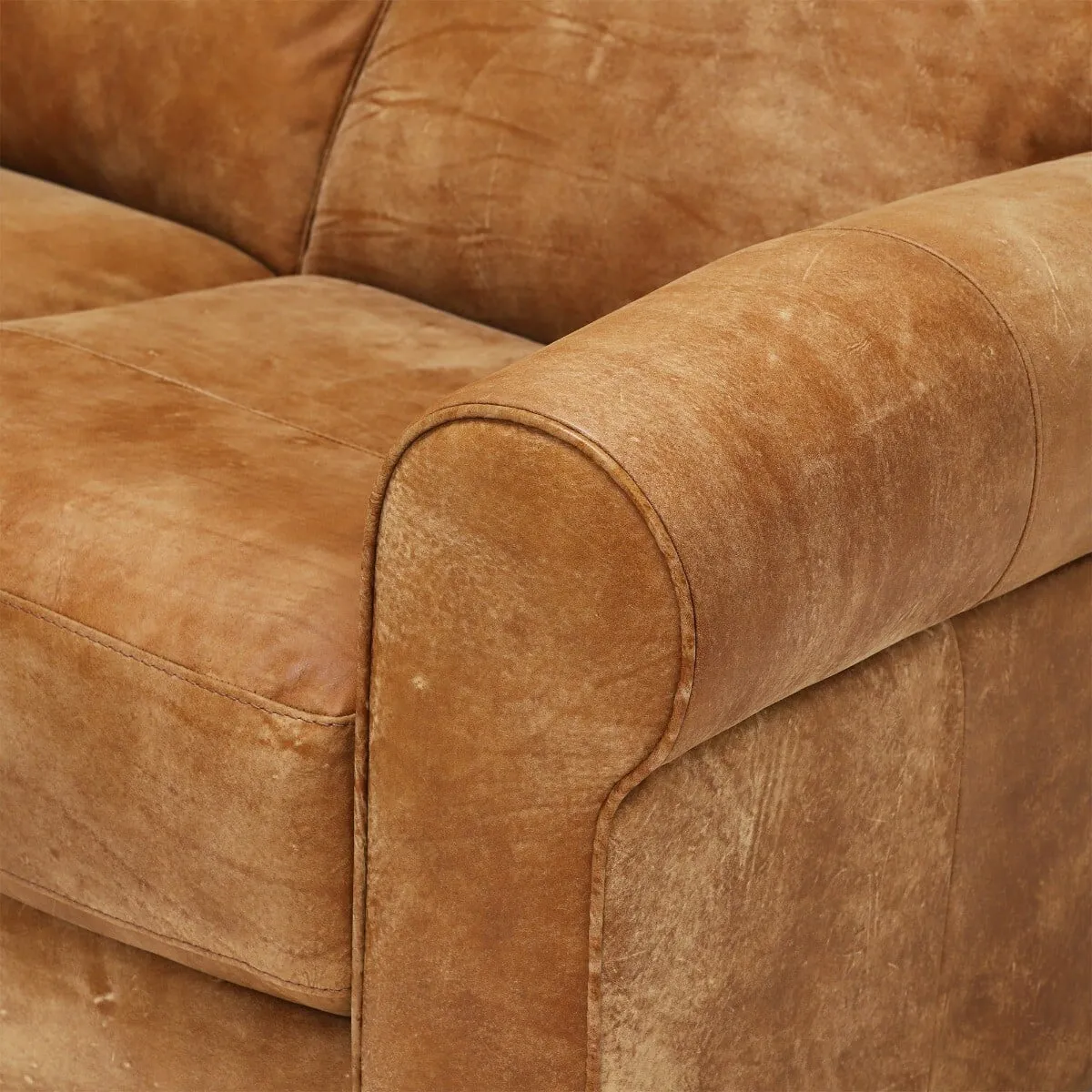 Houston Large Corner Lhf Chaise Corner Sofa, Brown Leather | Barker & Stonehouse 3