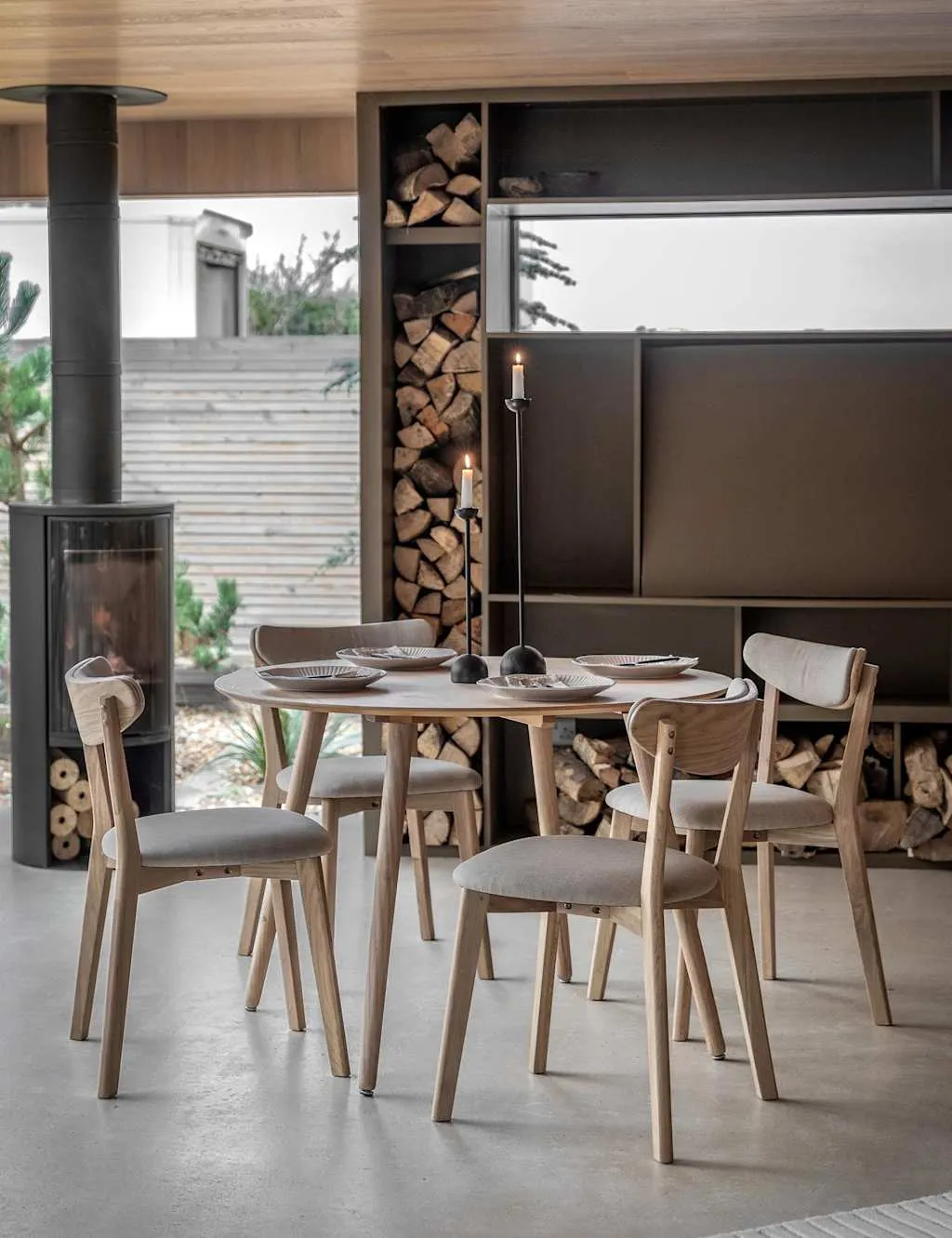 Gallery Direct Hatfield 4 Seater Dining Table Natural
