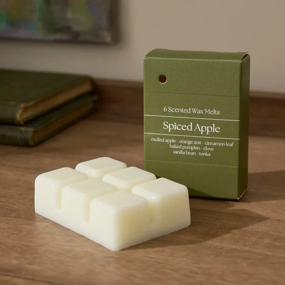 Set of 6 Spiced Apple & Cinnamon Wax Melts