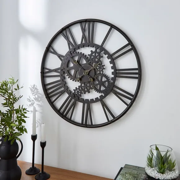 Cogs Indoor Outdoor Wall Clock 2
