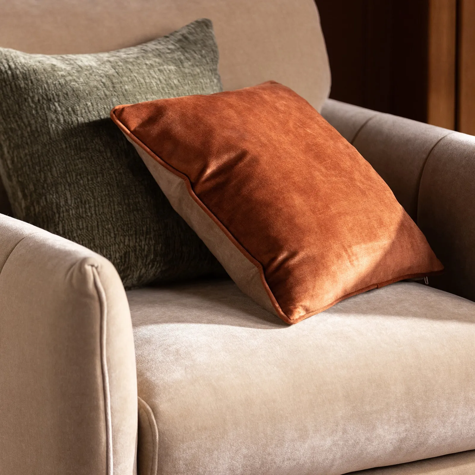Brea Armchair, Neutral Fabric | Barker & Stonehouse 6