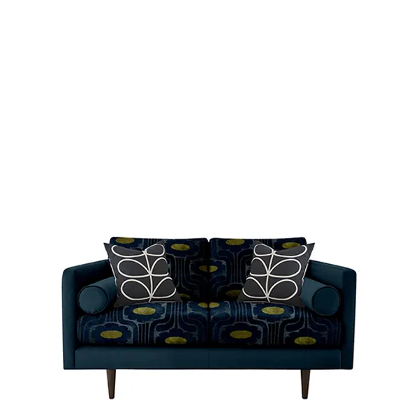 Orla Kiely Mimosa Small Sofa Patterned Velvet - Barker & Stonehouse