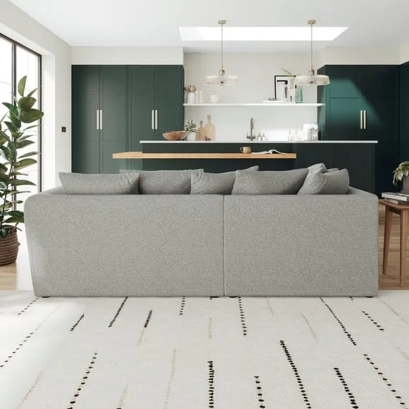 Blake Multi Texture Corner Chaise Sofa 3