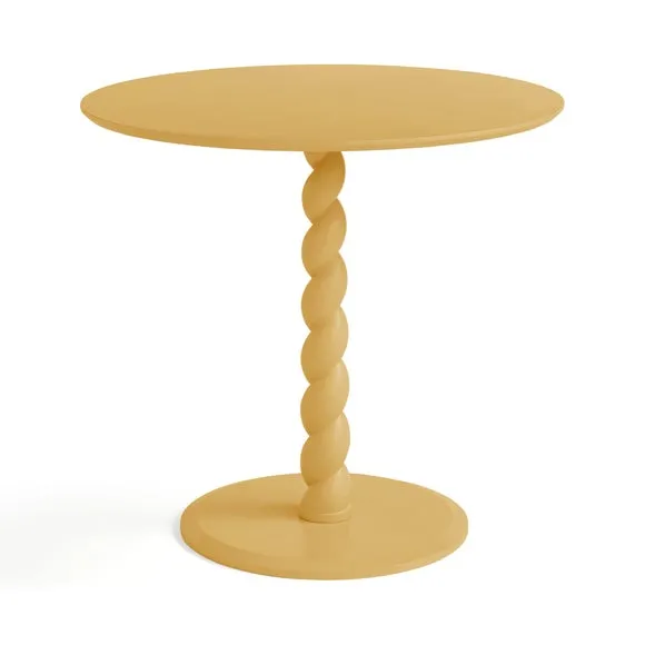 Fifi 4 Seater Round Dining Table, Pine Wood 4