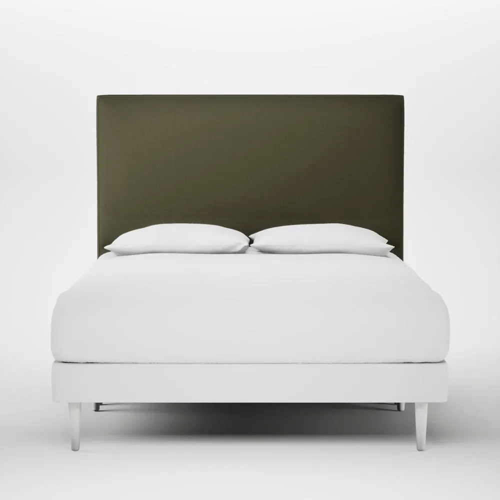 Heal's Newman Headboard King Smart Cotton Linen Myrtle 1