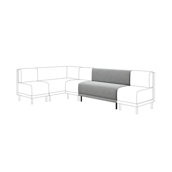Mae Long Dining Bench, Vintage Velvet