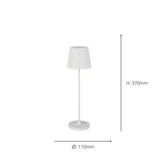 EGLO Cabozo Rechargeable Colour Changing LED Outdoor Table Lamp 3