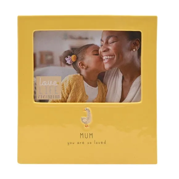 Love Life Mum Ceramic Photo Frame 2