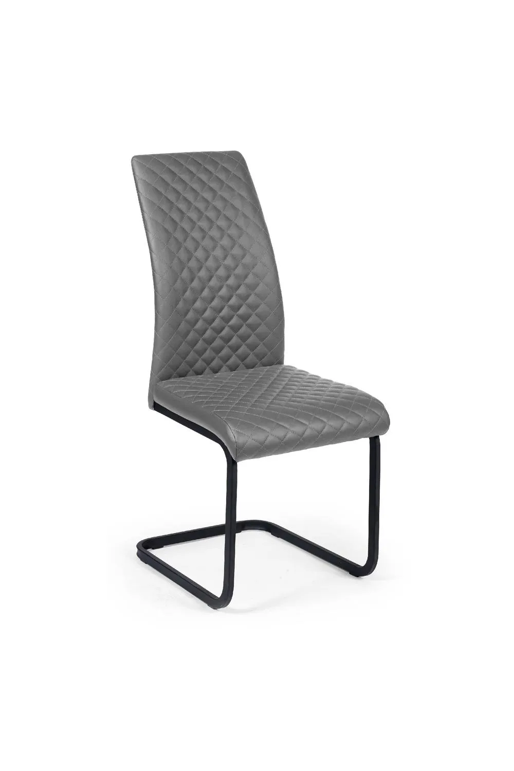 Julian Bowen Xavier High Back Upholstered Dining Chair (Set of 2) in Grey 6