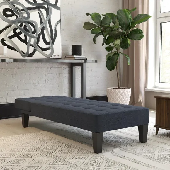 Adalynn Linen Chaise Lounge 2