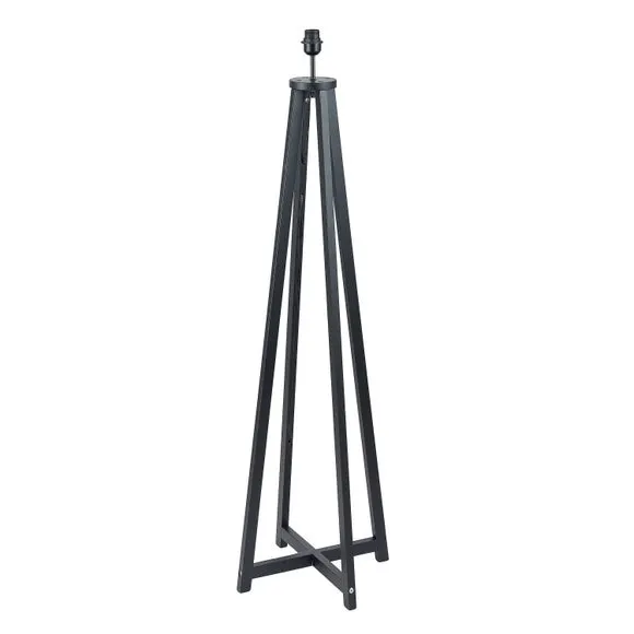 Whitby Wood Tapered 4 Post Floor Lamp 2